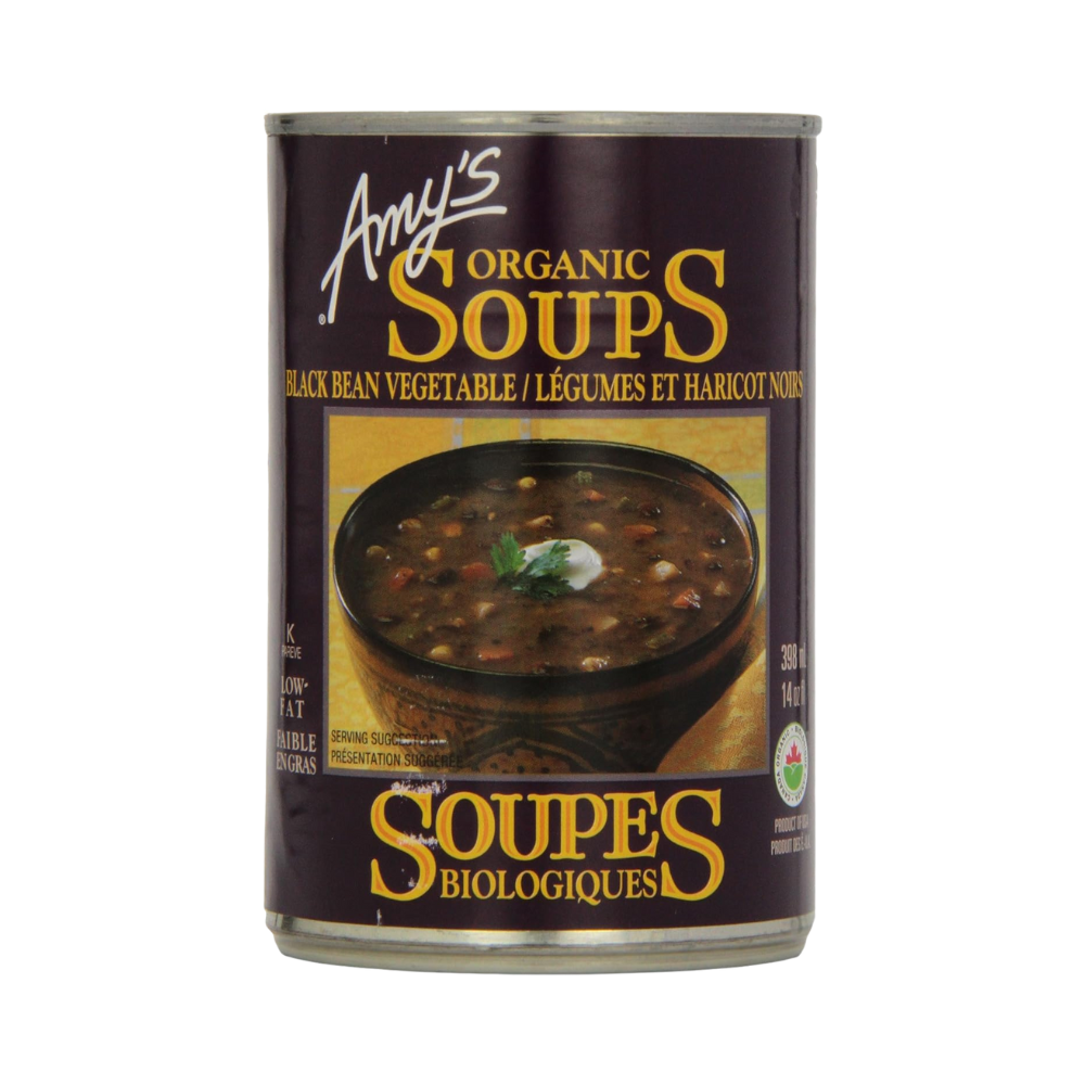 Amy's Organic Black Bean & Vegetable Soup 398Ml