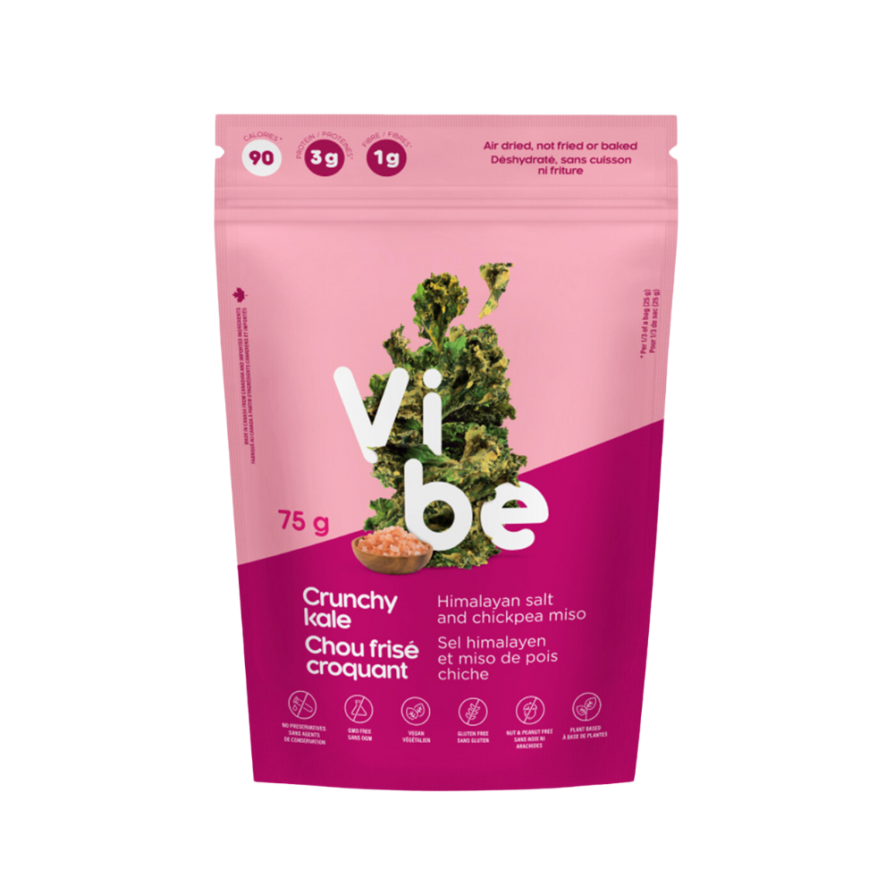 Vibe Foods Himalaya & Miso Crunchy Kale Chips 75G