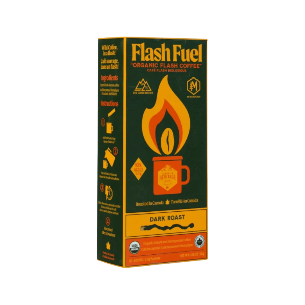 Canadian Heritage Roasting Co. Flash Fuel Dark Roast Instant Coffee 35G