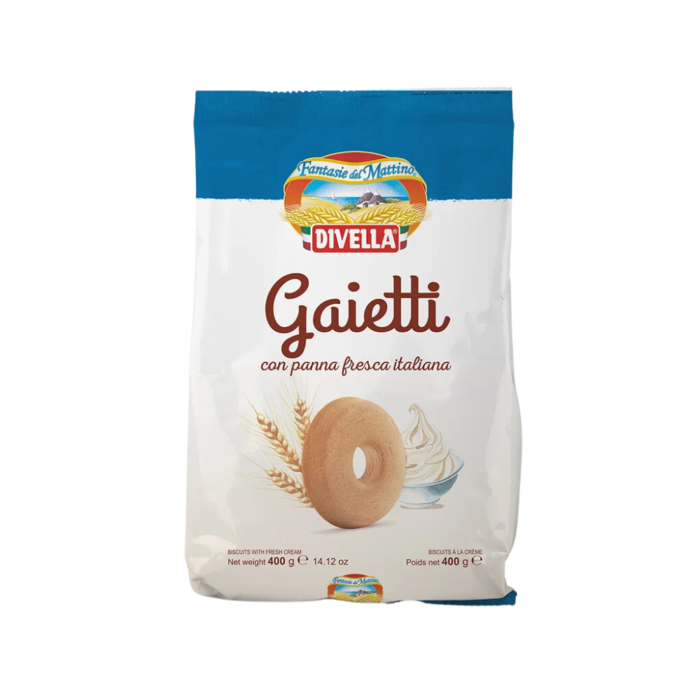 DIVELLA GAIETTI FRESH CREAM COOKIES 400G