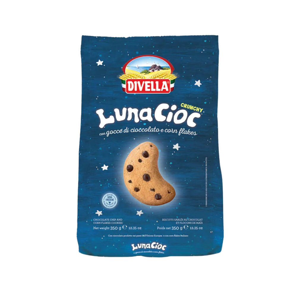 DIVELLA LUNA CIOC CRUNCHY BISCUITS 350G
