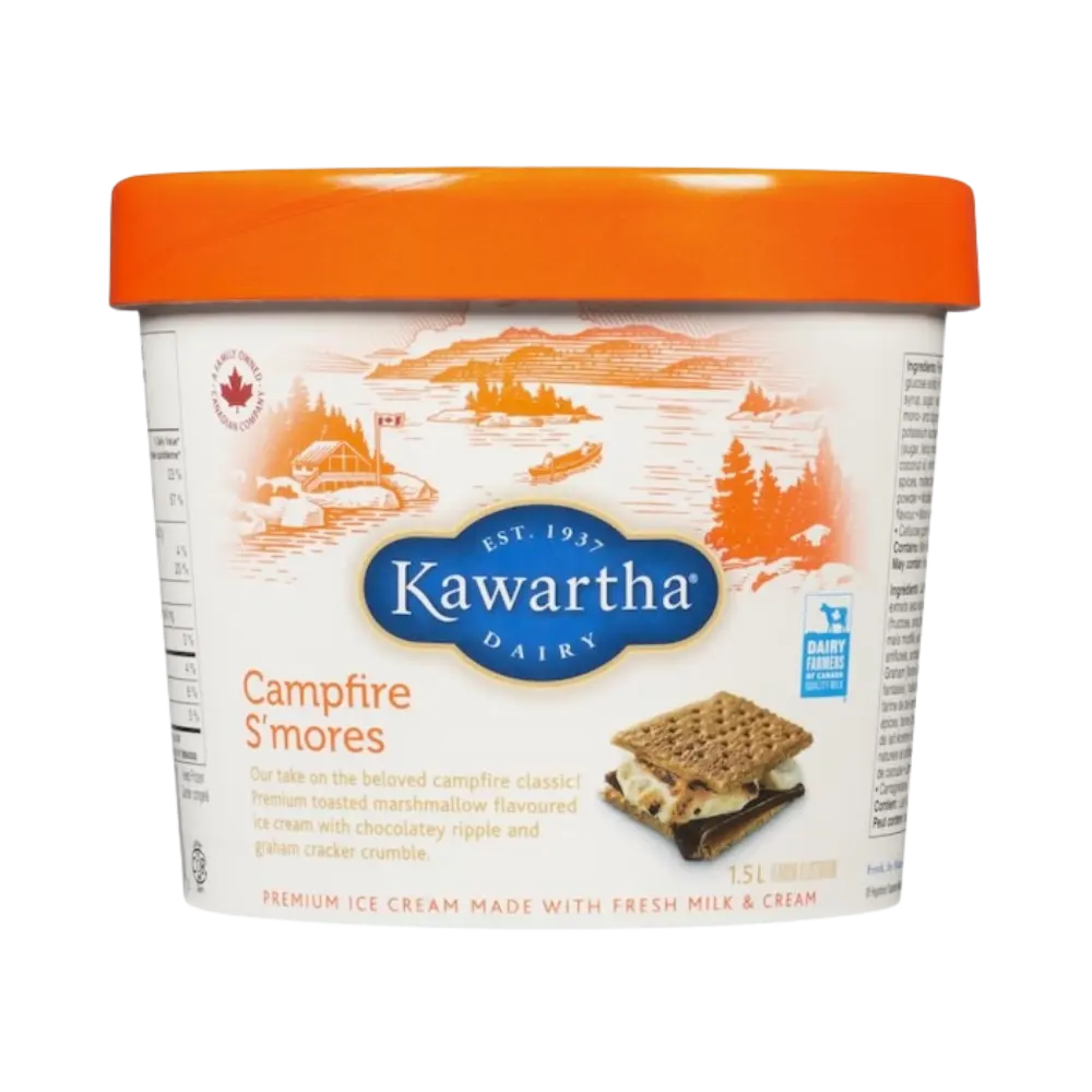Kawartha Dairy Campfire S'Mores Ice Cream 1.5Lt