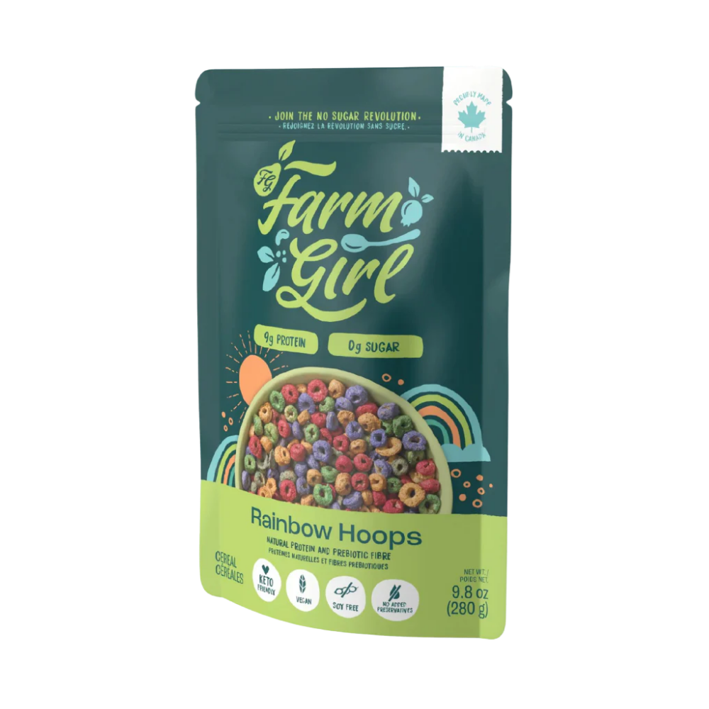 Farm Girl Rainbow Hoops Cereal 280G