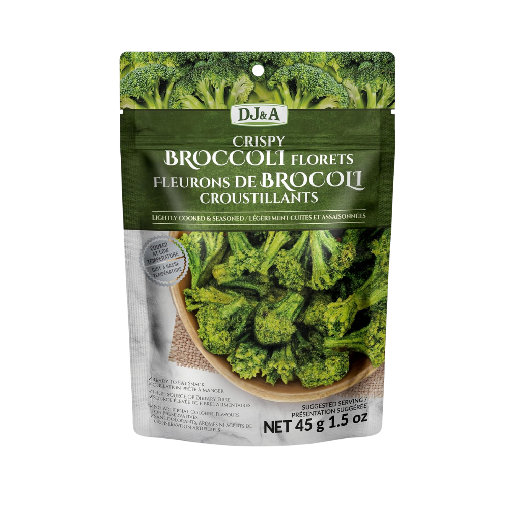 Dj&A Broccoli Floret Crisps 45G