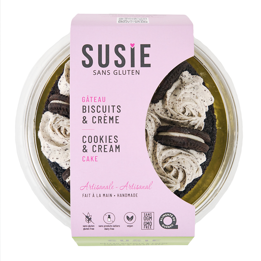 SUSIE GLUTEN FREE COOKIES & CREAM GLUTEN FREE CAKE 728G