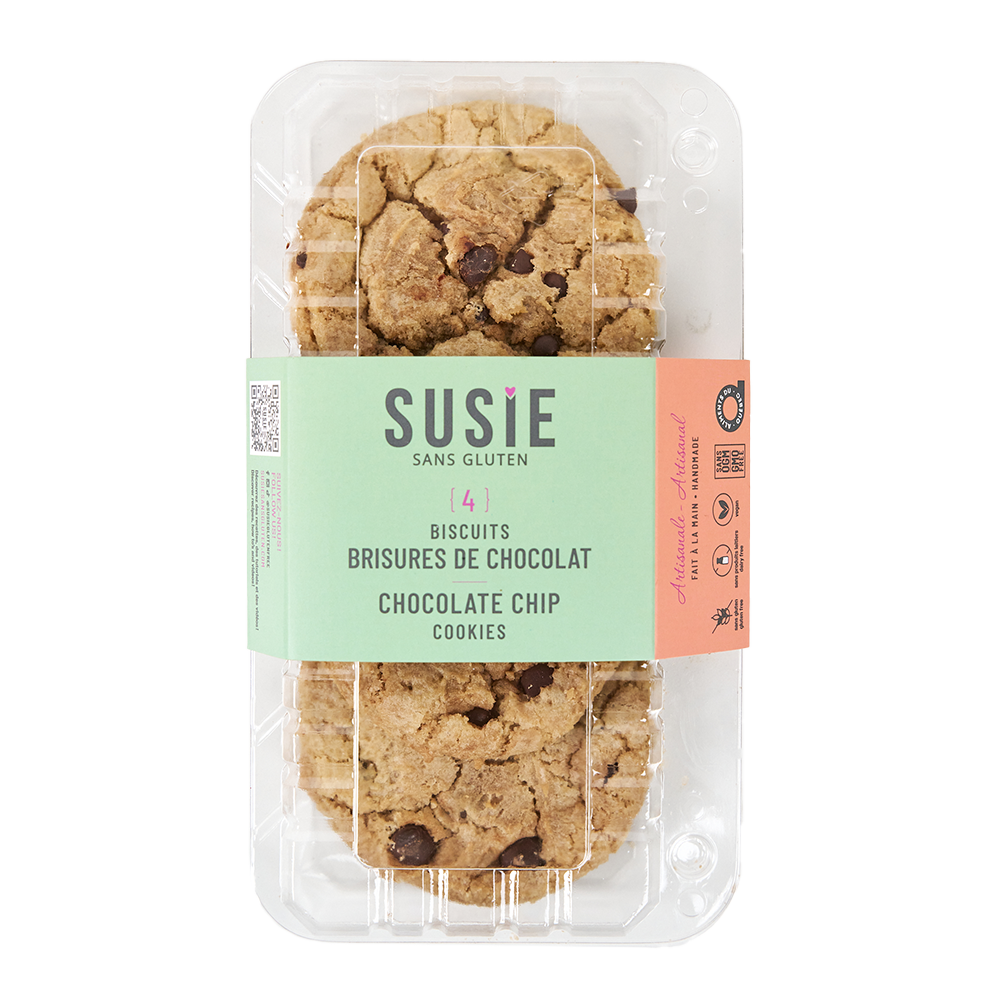 SUSIE GLUTEN FREE CHOCOLATE CHIP GLUTEN FREE COOKIES 176G