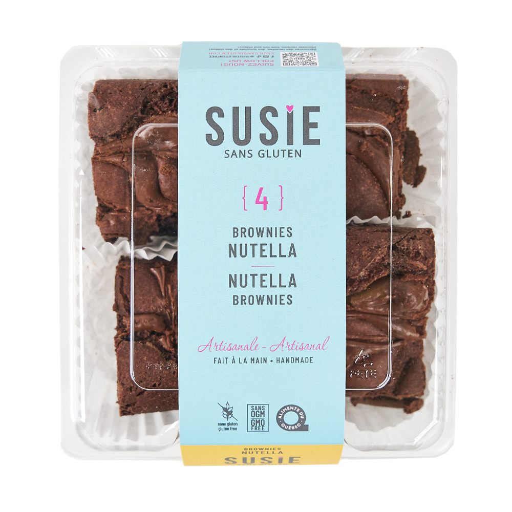 SUSIE GLUTEN FREE NUTELLA GLUTEN FREE BROWNIES 280G