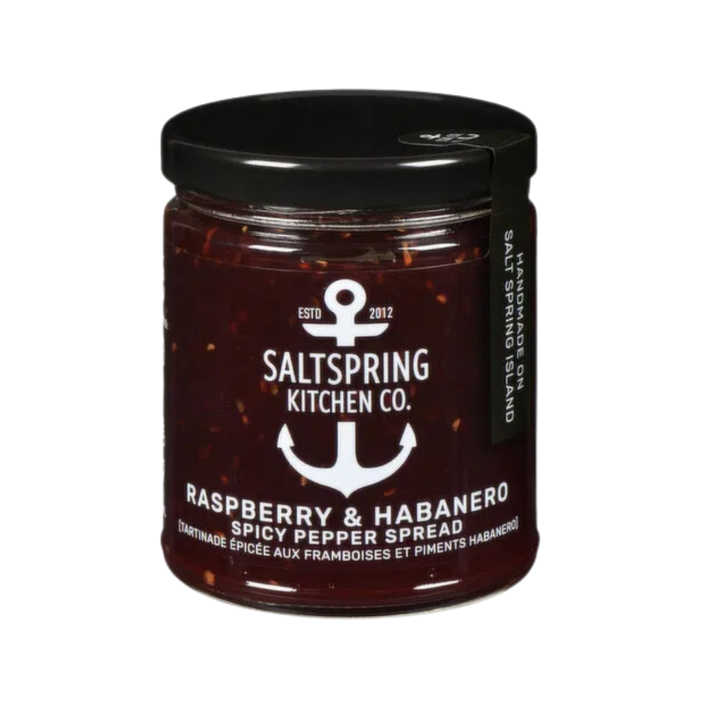 SALT SPRING KITCHEN CO. RASPBERRY & HABANERO SPICY PEPPER SPREAD 270ML