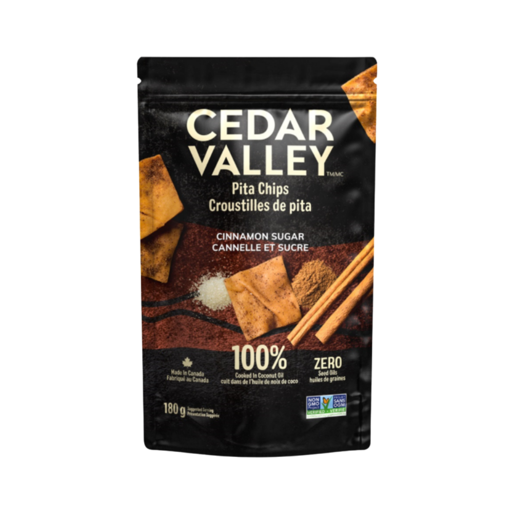Cedar Valley Cinnamon Sugar Pita Chips 180G
