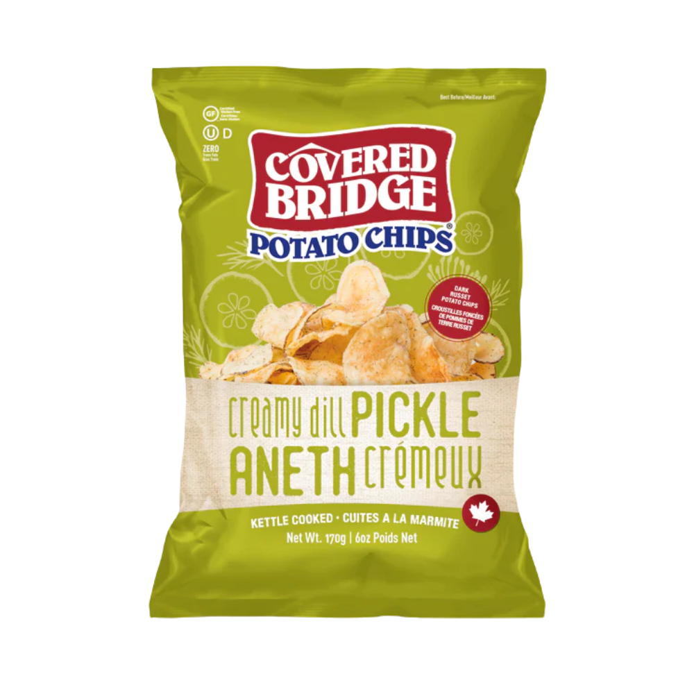 Covered Bridge Dill Pickle Potato Chips 170G