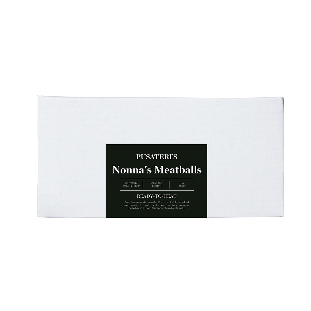 Pusateri's Nonna's Chicken, Veal, Beef Meatballs 680g