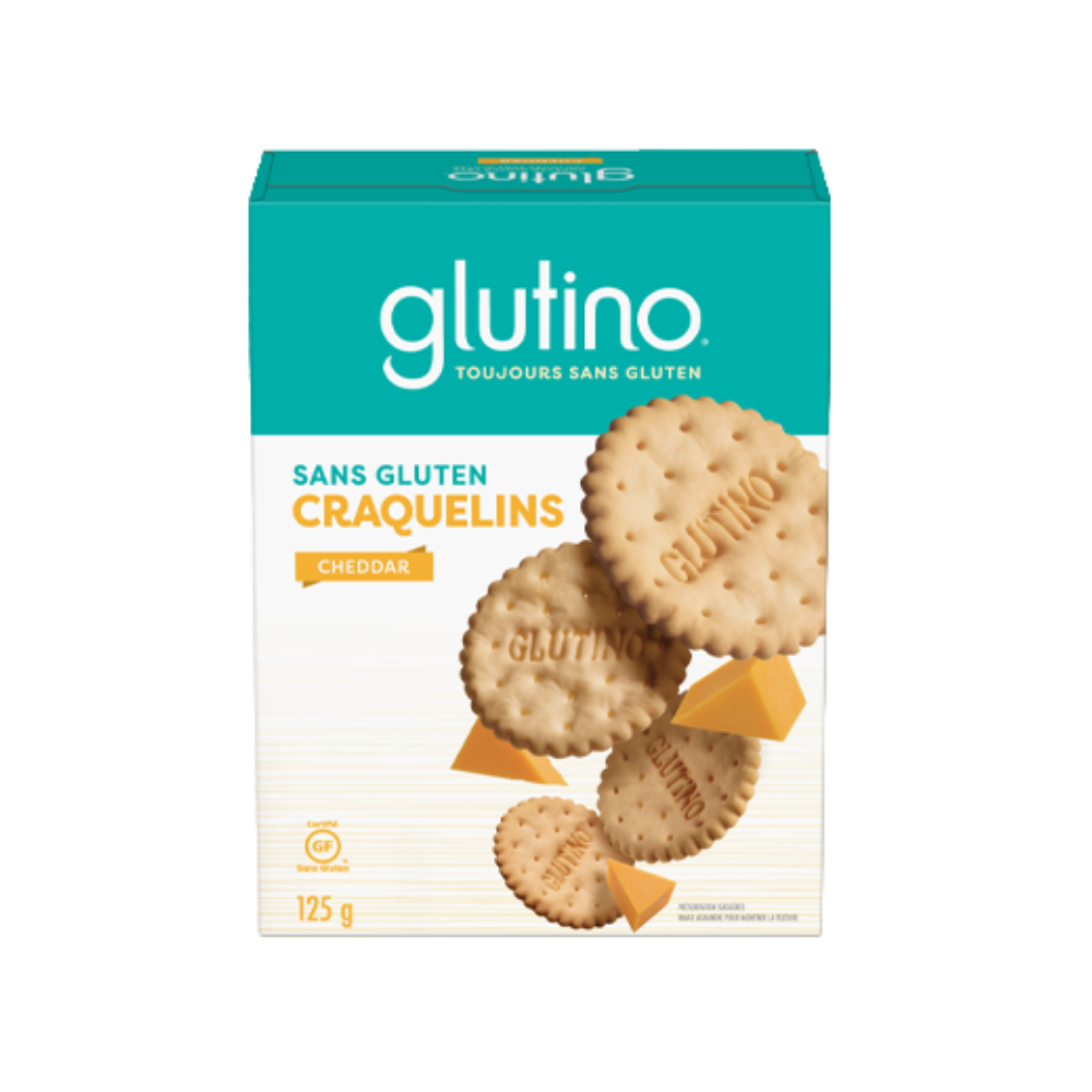 Glutino Cheddar Crackers 125G