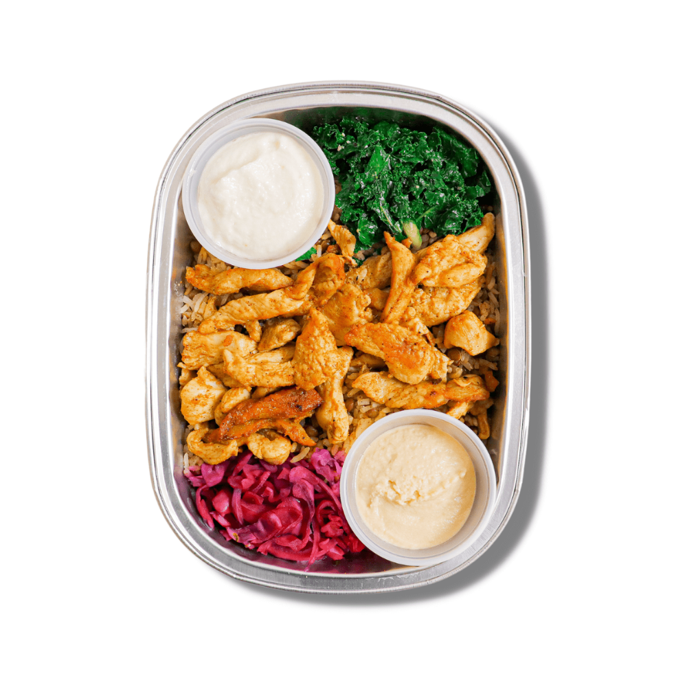 SHAWARMA CHICKEN WITH LENTIL RICE