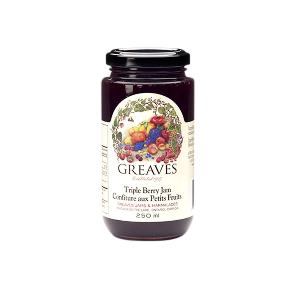 Greaves Triple Berry Jam 250Ml