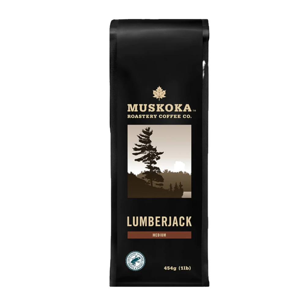 Muskoka Lumberjack Whole Bean Coffee 454G