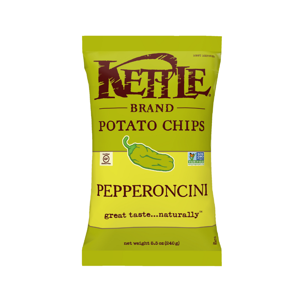 KETTLE BRAND CHIPS PEPPERONCINI POTATO CHIPS 198G