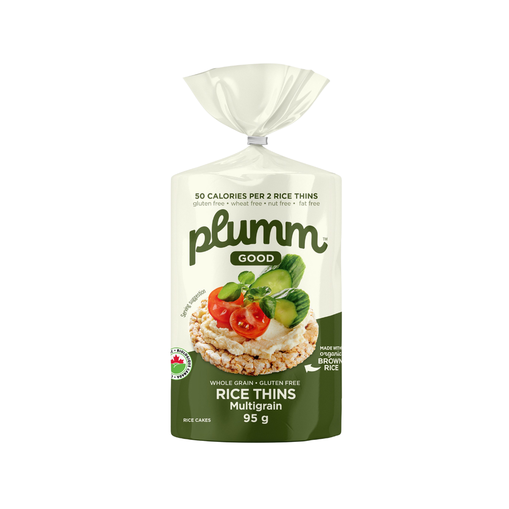 Plumm Good Multigrain Unsalted Thins 95G