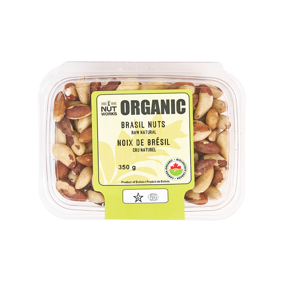 NUT WORKS  ORGANIC RAW BRAZIL NUTS 350G