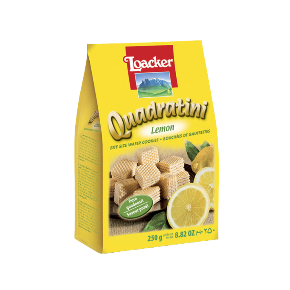 Loacker Quadratini Lemon 250G