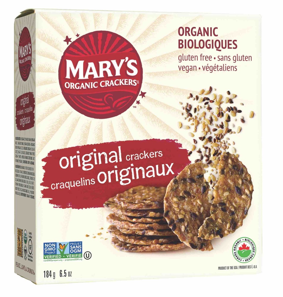 Mary's Organic Original Crackers 184G