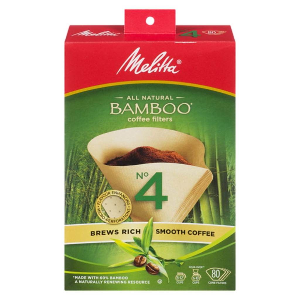 Melitta Super Premium Coffee Filters #4 40Pk