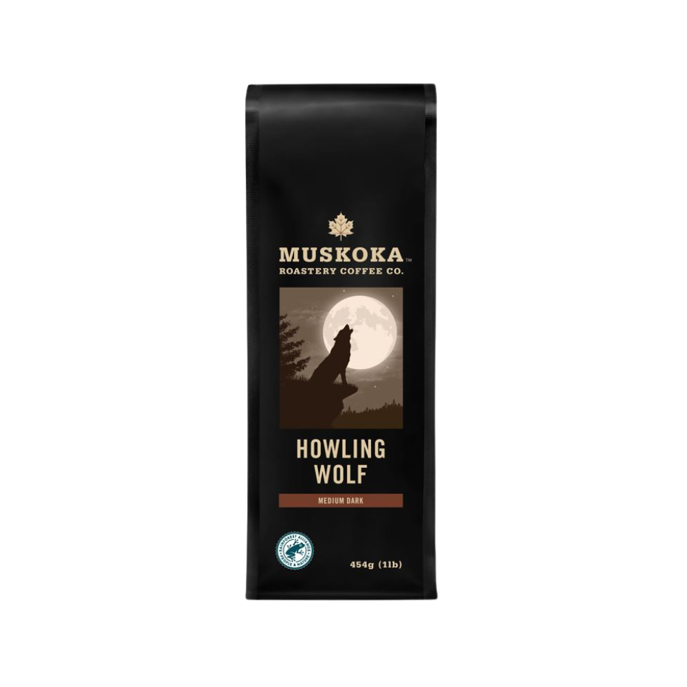 Muskoka Howling Wolf Ground Coffee 454G