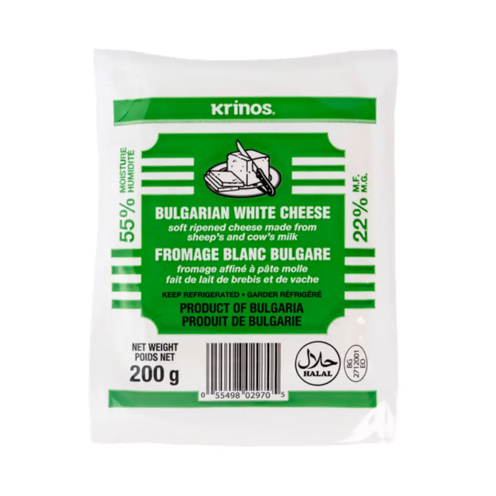 Krinos Bulgarian Feta Cheese 200G