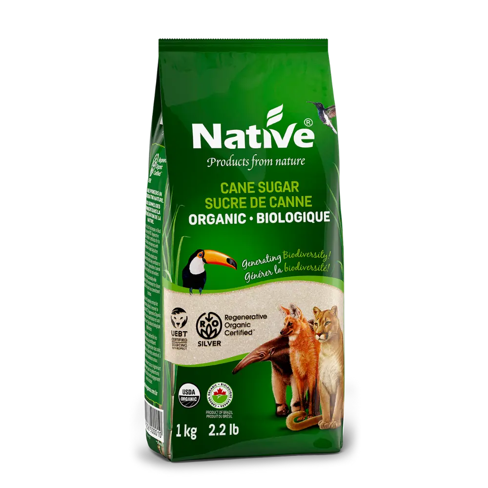 Native Organic Cane Sugar 1Kg