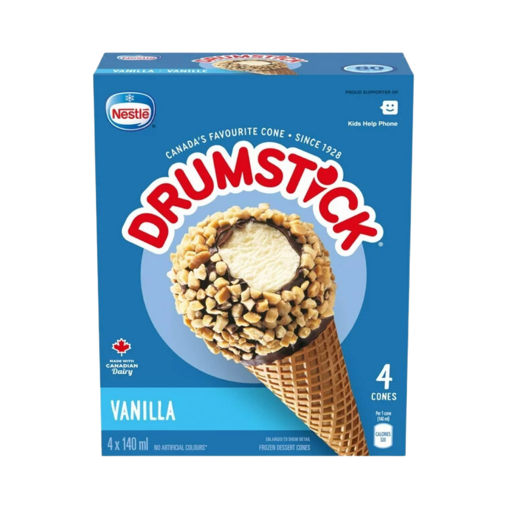 Nestle Drumstick Vanilla 4pc