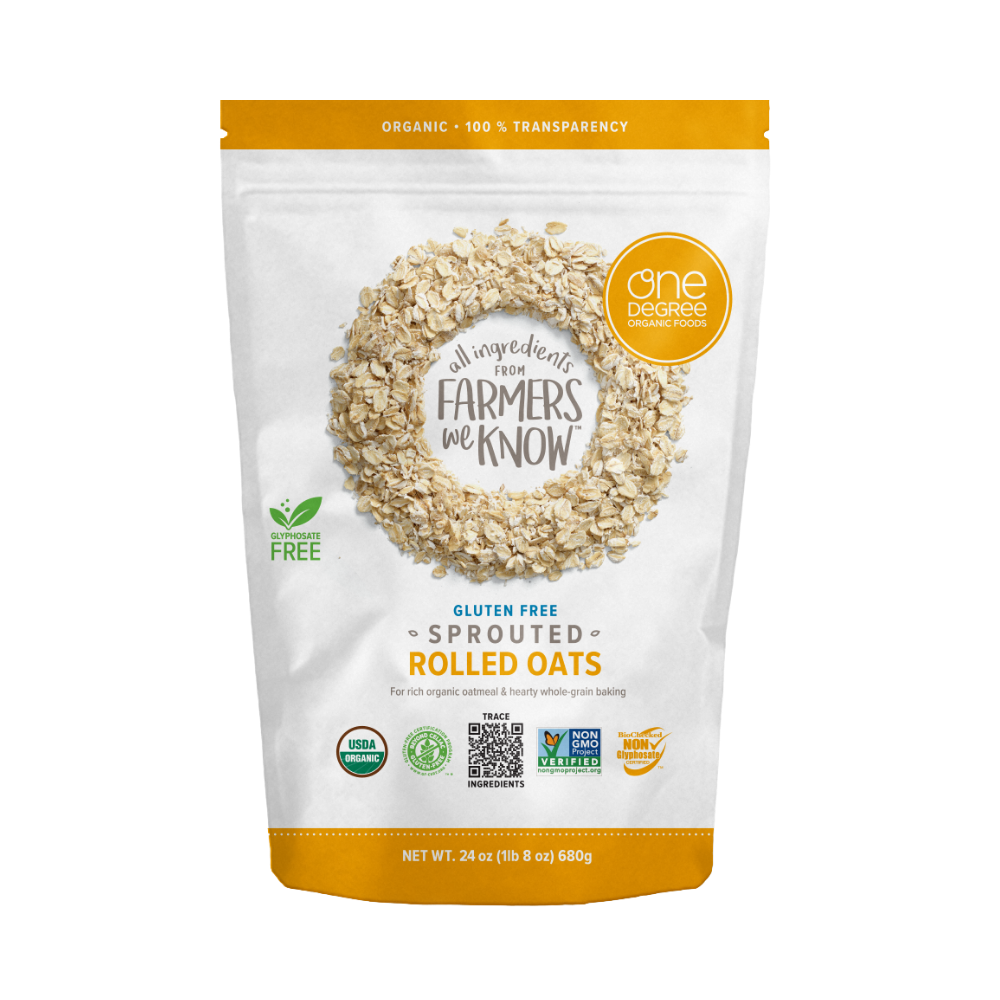 One Degree Sprouted Organic Rolled Oats 680G