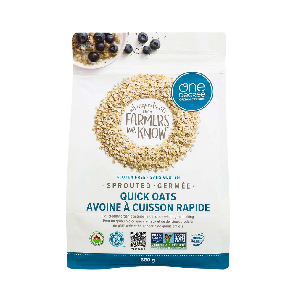 One Degree Sprouted Organic Quick Oats 680G