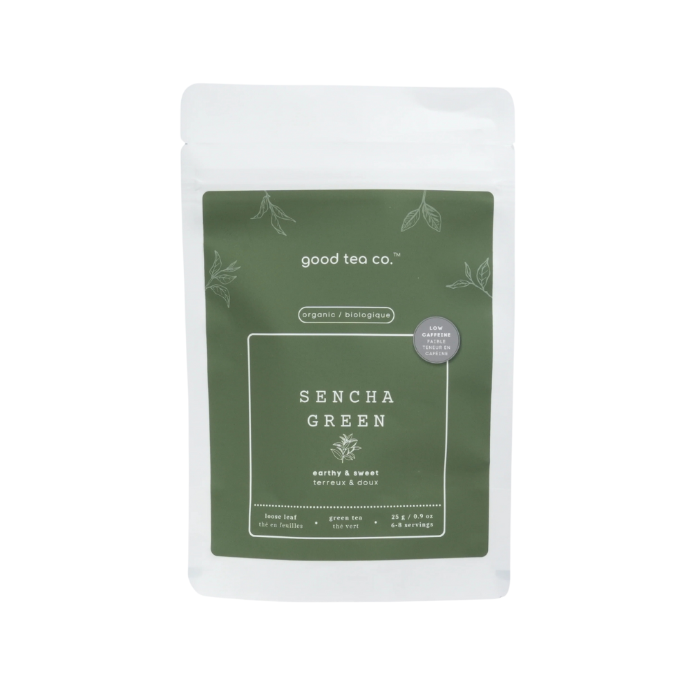 GOOD TEA CO. DECAF SENCHA GREEN LOOSE LEAF TEA BAG 25G