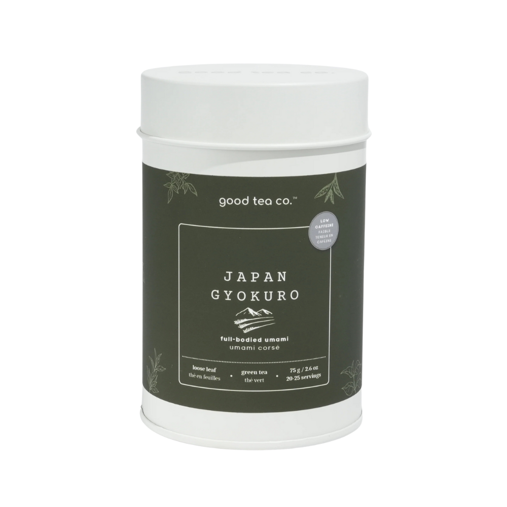 Good Tea Co. Japan Gyokuro Loose Leaf Tea Tin 75G