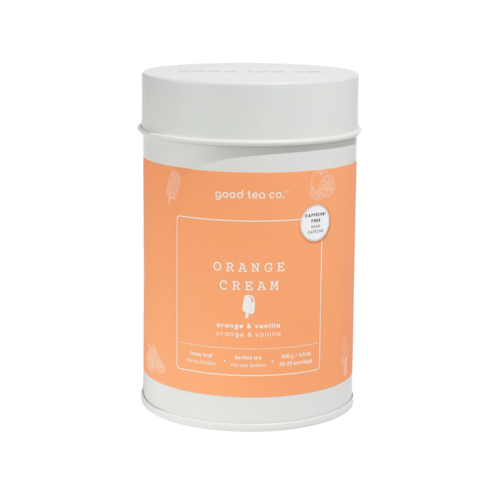 GOOD TEA CO. ORANGE CREAM LOOSE LEAF TEA TIN 100G