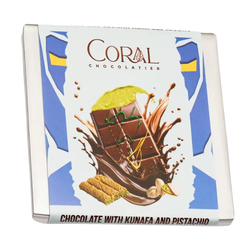 Coral Pistachio Dubai Chooclate 80g