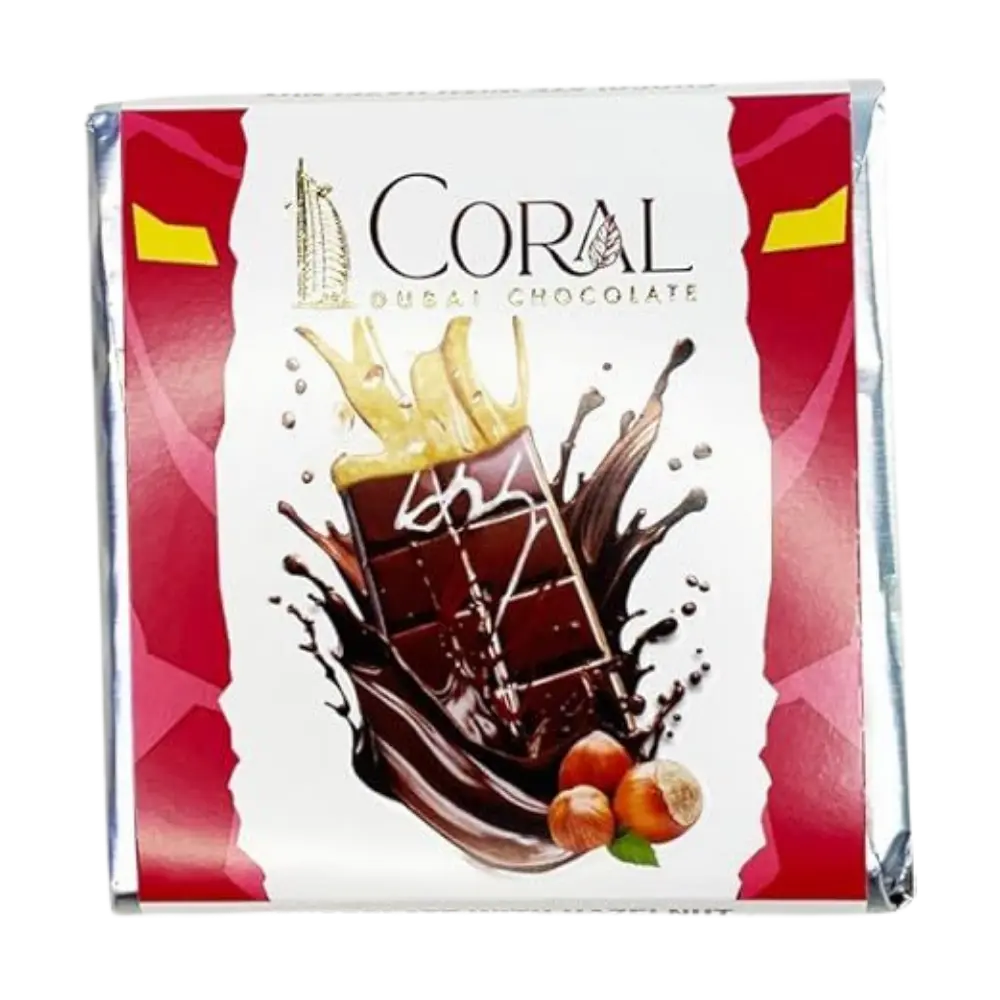 Coral Hazelnut Dubai Chooclate 80g