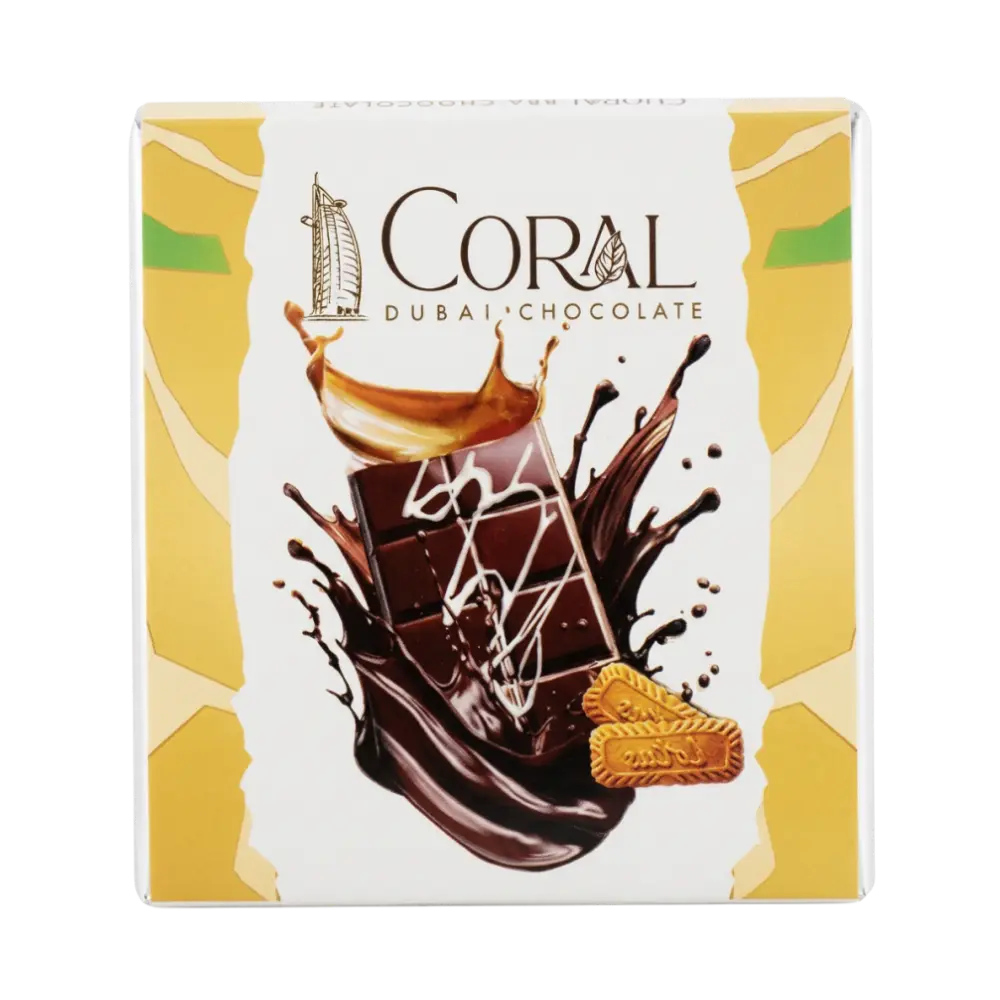 Coral Lotus Biscuit Dubai Chooclate 80g