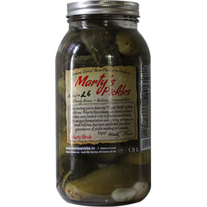 MARTY'S FULL SOUR KOSHER PICKLES 1.9L