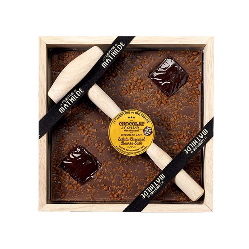 Le Comptoir De Mathilde Milk Chocolate Salted Caramel 400g