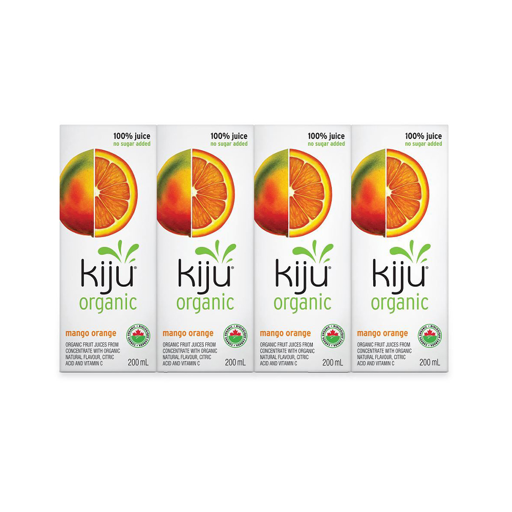 Kiju Organic Mango Orange 4X200Ml