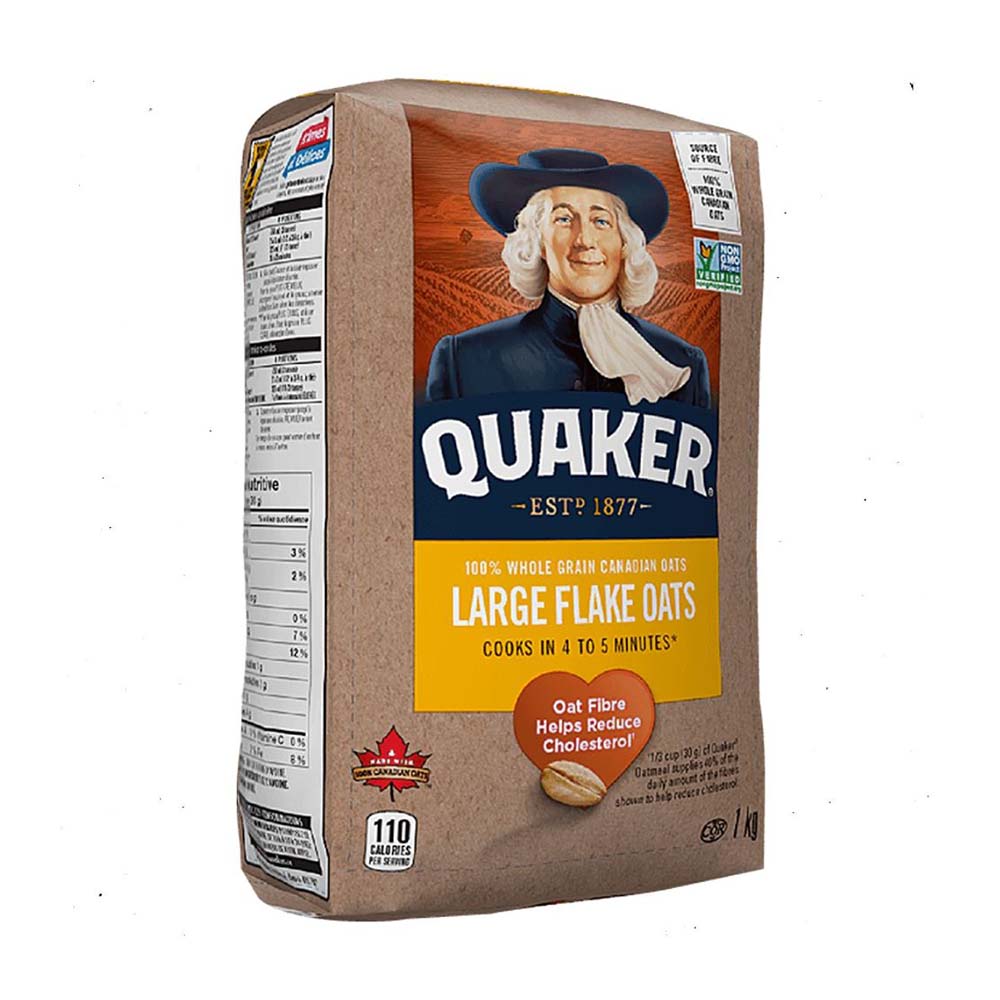 Quaker Large Flake Oats 1000G