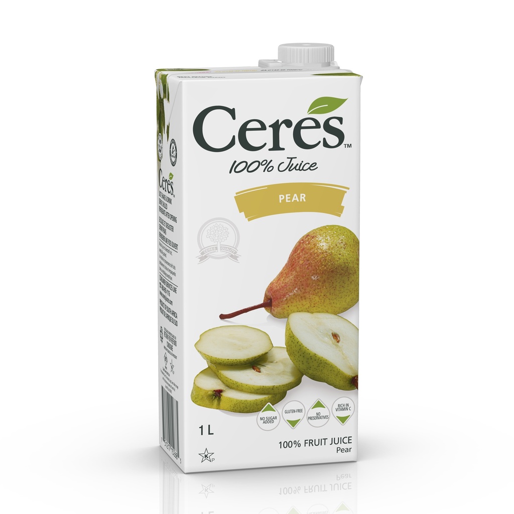 Ceres 100% Juice Pear 1lt