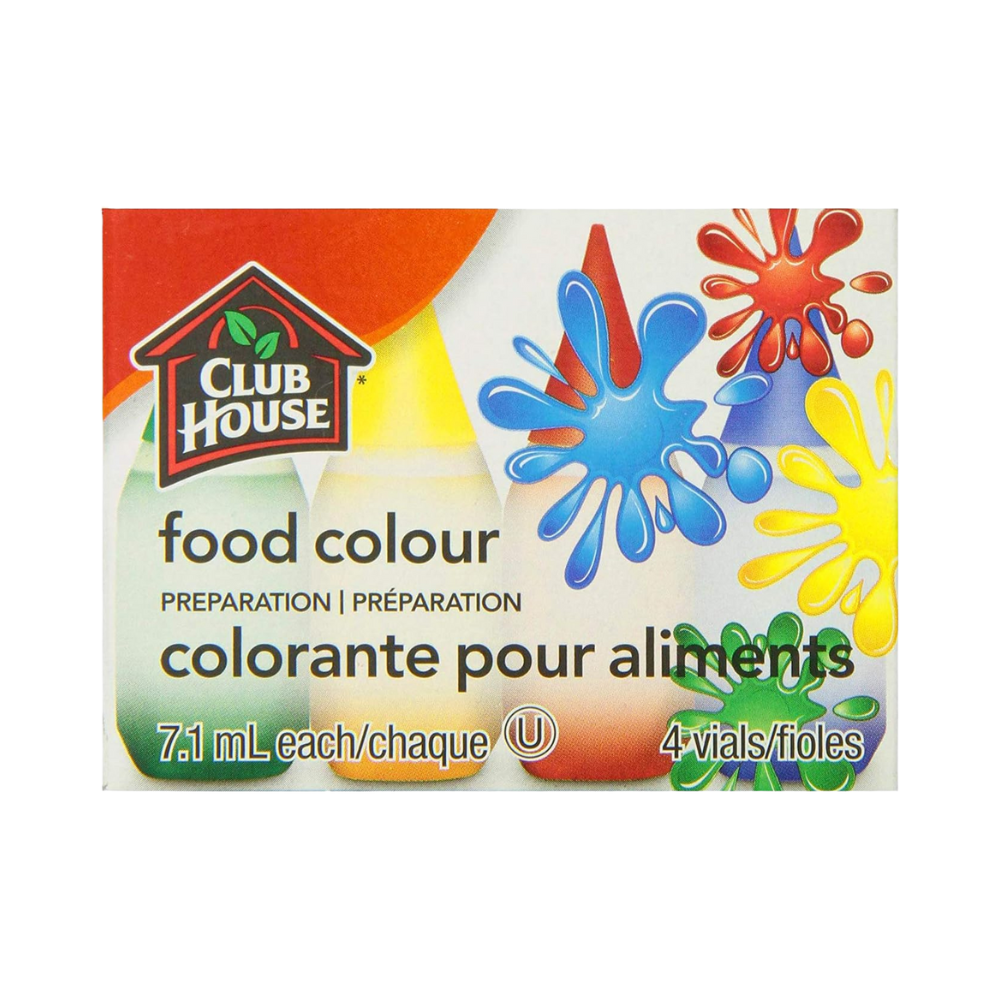 Club House Assorted Food Coloring 28Ml