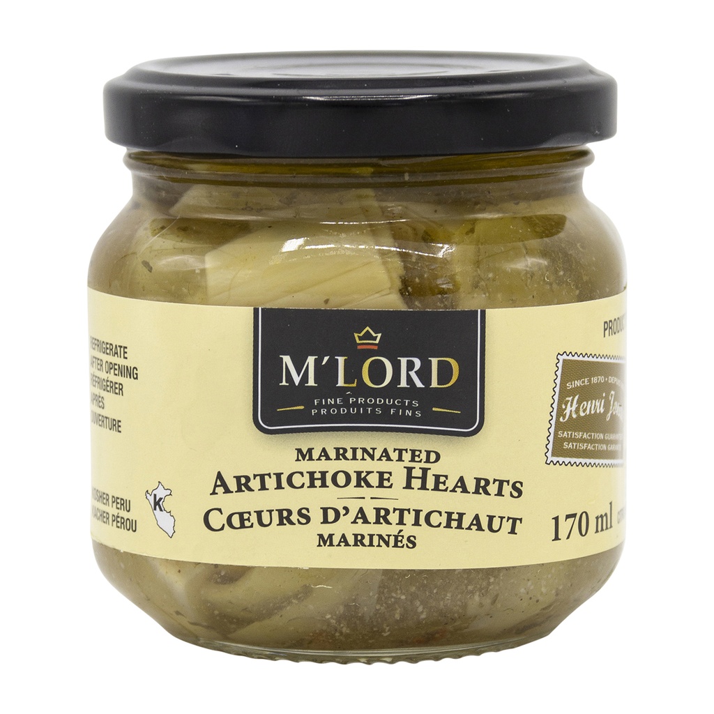 M'Lord  Marinated Artichoke Hearts 170Ml