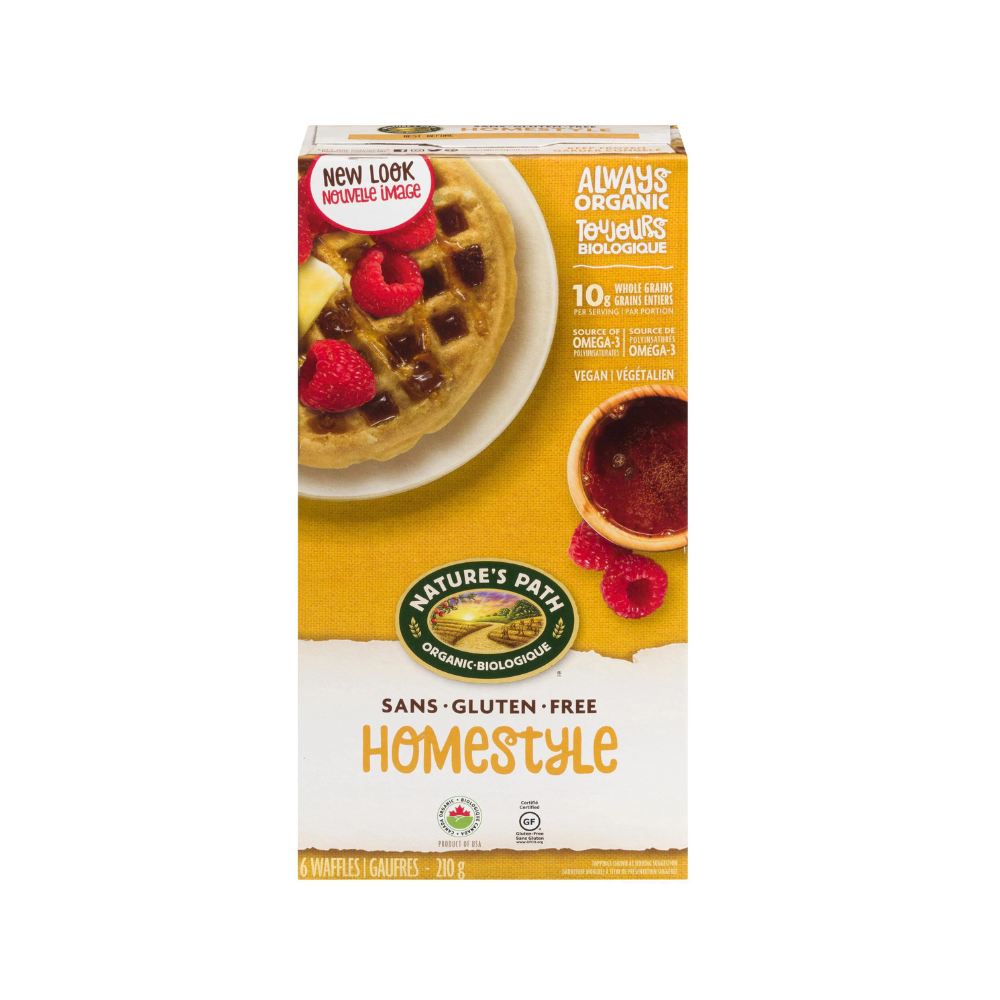 Nature's Path Gluten Free Homestyle Waffles 210G