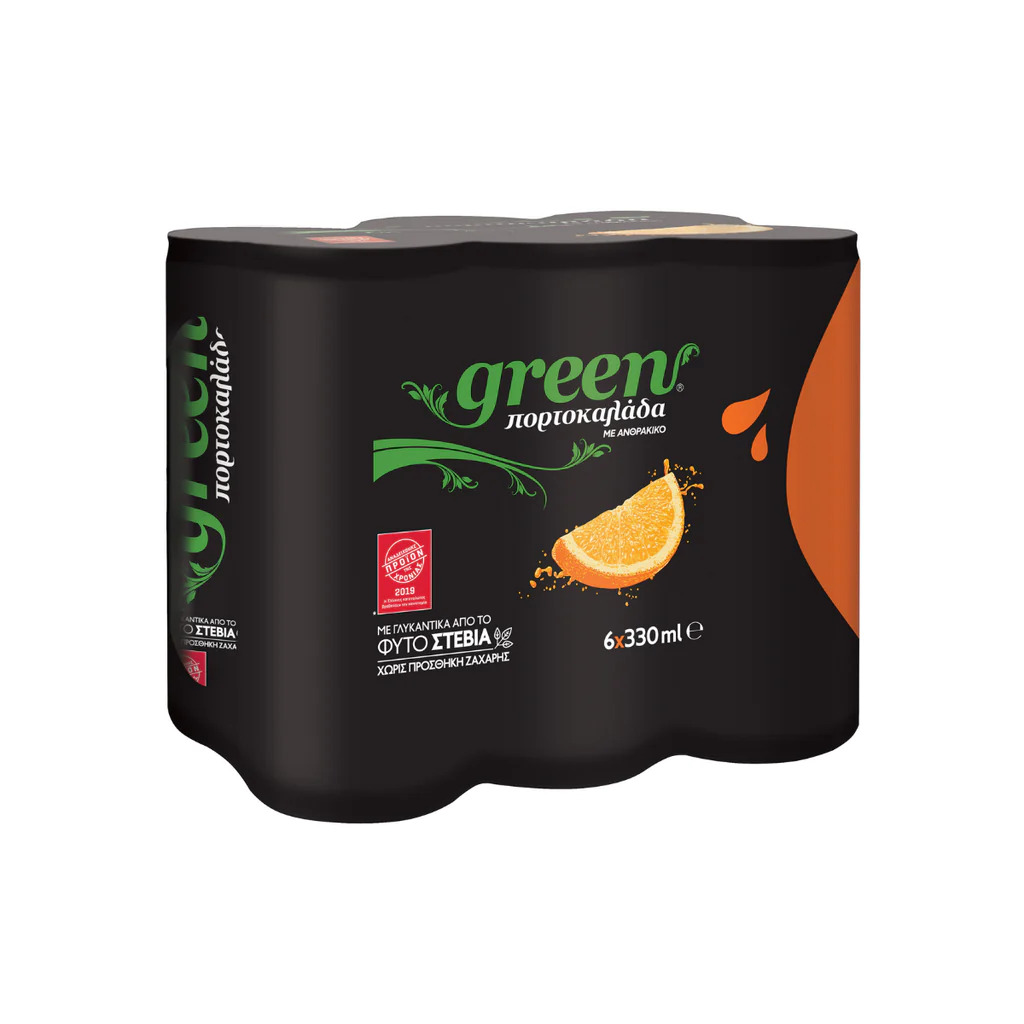 Green Orange with Stevia - 6 pack - 520654200768