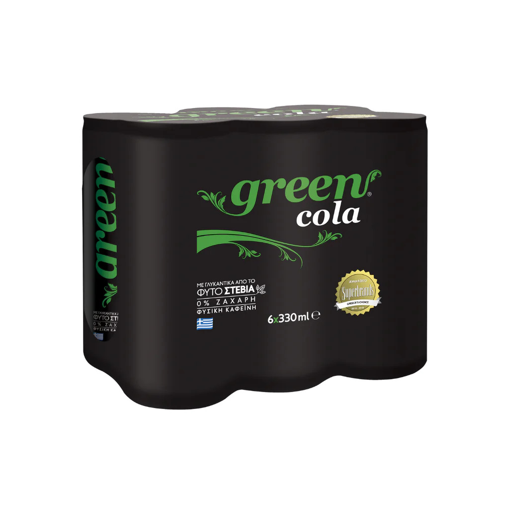 Green Cola with Stevia -  6 pack - 520654200767