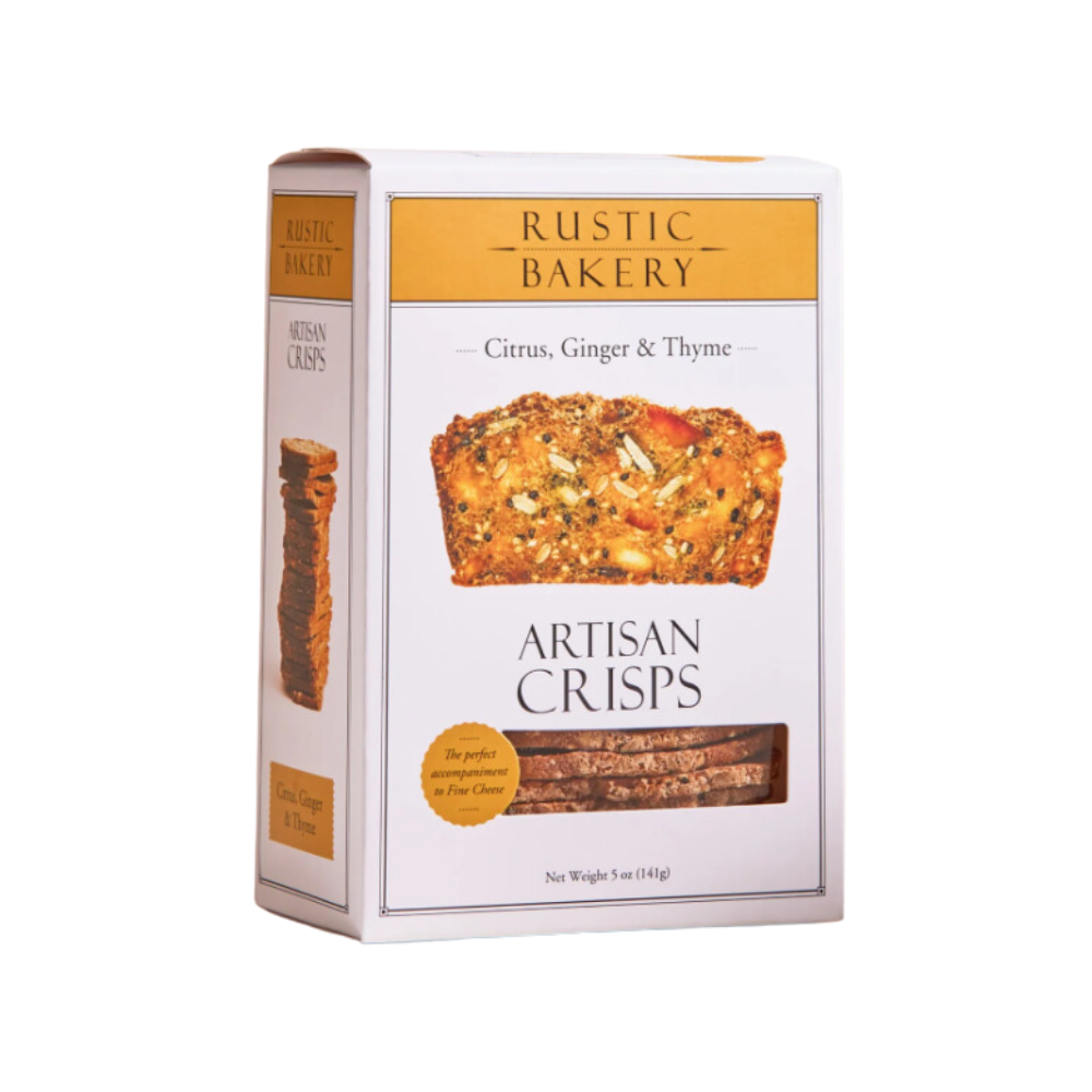 Rustic Bakery Citrus Ginger Crisps 141G