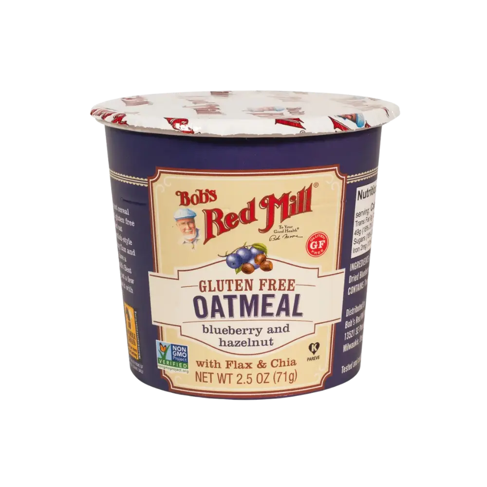 Bob's Gluten Free Oatmeal Cup Blueberry Hazelnut 71G 