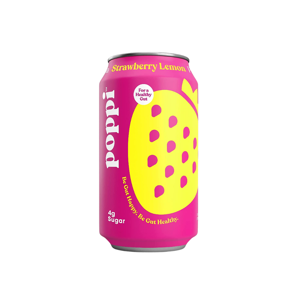 Poppi Prebiotic Strawberry Lemon Soda 355Ml